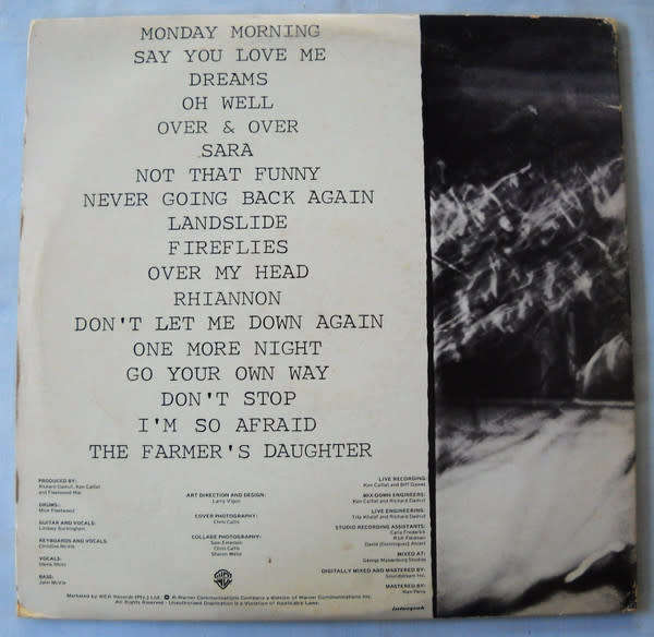 Fleetwood Mac Live - Vinyl LP Record.