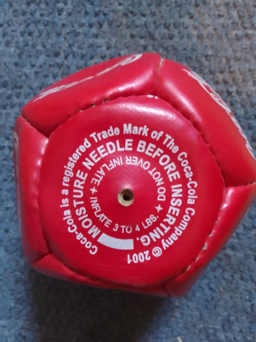 Coca-Cola Mini Soccer Ball.  12 Panel.