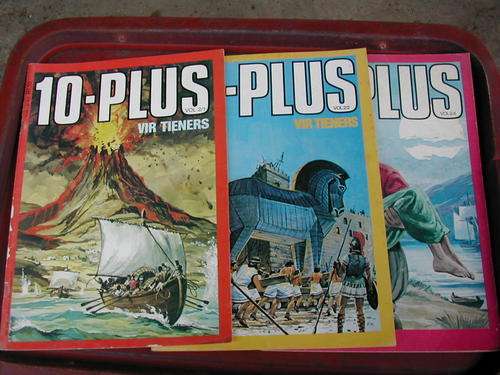 3 X Tien Plus tydskrifte uit die 80'er jare.