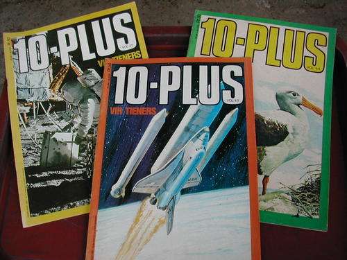 3 X Tien Plus tydskrifte uit die 80'er jare.