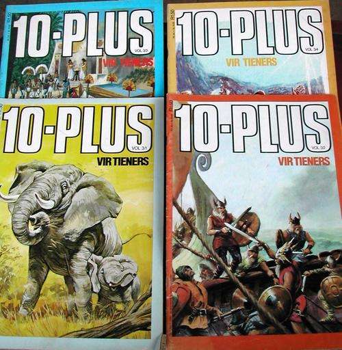4 X Tien Plus tydskrifte uit die 80'er jare.