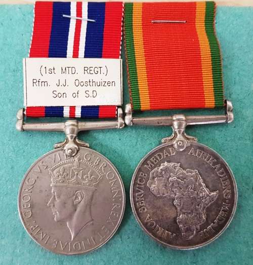 Father (POW) & Son combination to the Boer War & WWII