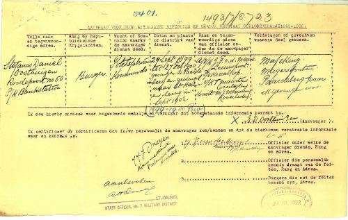 Father (POW) & Son combination to the Boer War & WWII