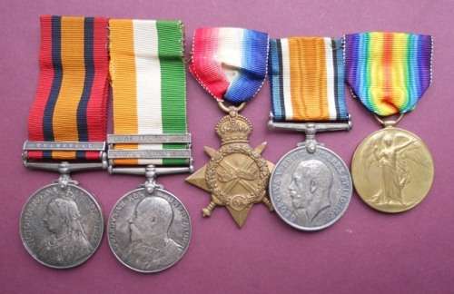 Boer War and WWI medals to HA Hatton