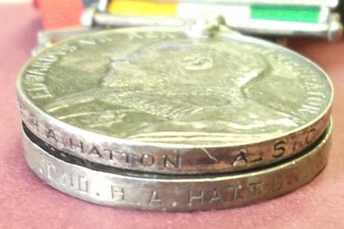 Boer War and WWI medals to HA Hatton
