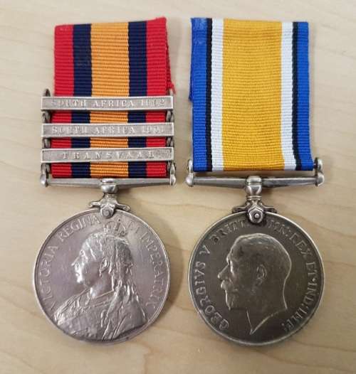 Boer War & WWI medals to A. Goodman - a Telegraphist