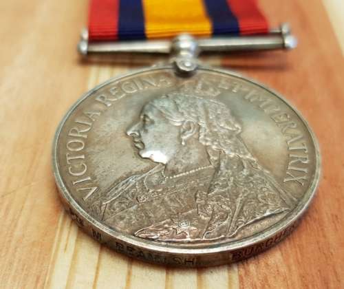 QSA to Pte. Major Beamish, Burghersdorp Town Guard