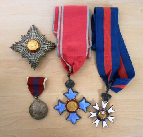 Orders & Decorations of Sir John Moore Caldicott