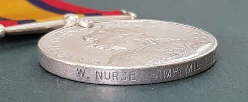 **QSA to W. Nurse, Imperial Military Railways