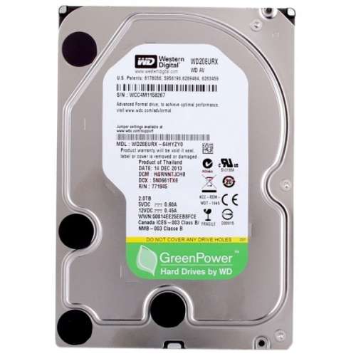 Western Digital Green 2TB 3.5" Internal HDD ***MASSIVE HDD CLEARANCE***