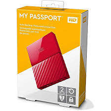 Western Digital My Passport 2TB Red 2.5" USB 3.0 External Hard Drive***BIG EXTERNAL CLEARANCE***