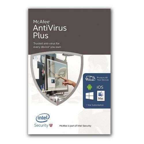 McAfee Antivirus PLUS 2019 1 Year Unlimited Devices WINDOWS MAC ANDROID