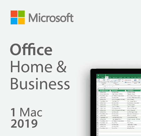 Microsoft Office for MAC 2019 Home & Business - Genuine Lifetime License