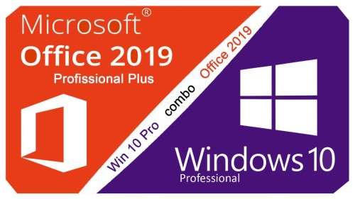 COMBO## Microsoft Office 2019 Pro Plus & Windows 10 Pro - Genuine Lifetime License