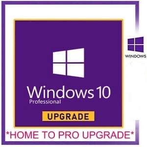 Windows 10 Home to Pro Upgrade - Genuine Lifetime License
