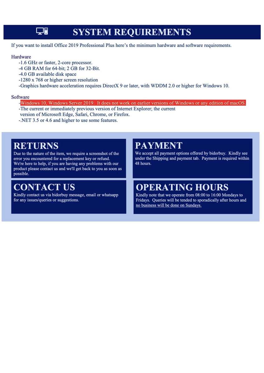 Microsoft Office 2019 Professional Plus - Genuine Lifetime License