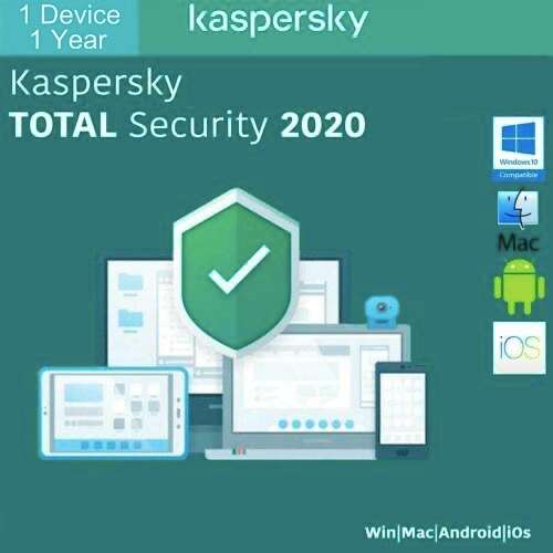 Kaspersky Total Security 2020 - 1 year - 1 Device