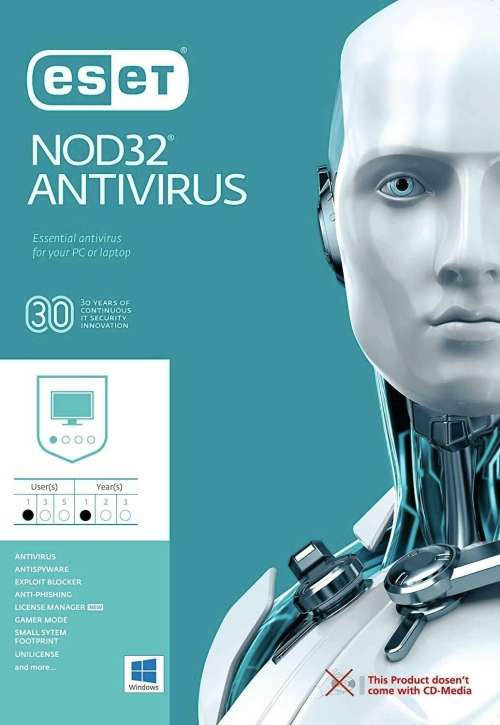Eset Nod32 Antivirus 2020 | 1 years | 1 devices