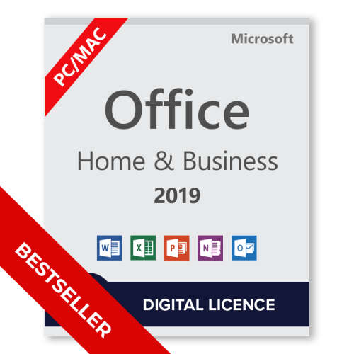 Office 2019 Home & Business for MAC/PC | Genuine Lifetime License - Link to online account