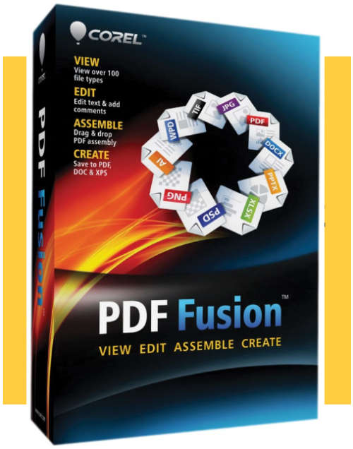 Corel PDF Fusion | View - Edit - Assemble - Create | ESD