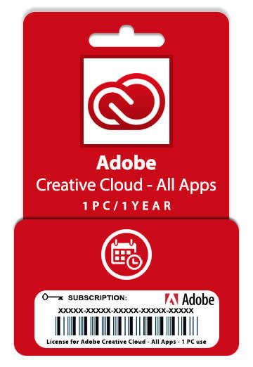 Adobe Creative Cloud 2020 - All Apps - 12 month subscription for Windows and MAC | Genuine key