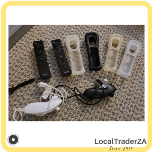 Wii Console White with x9 Wii games