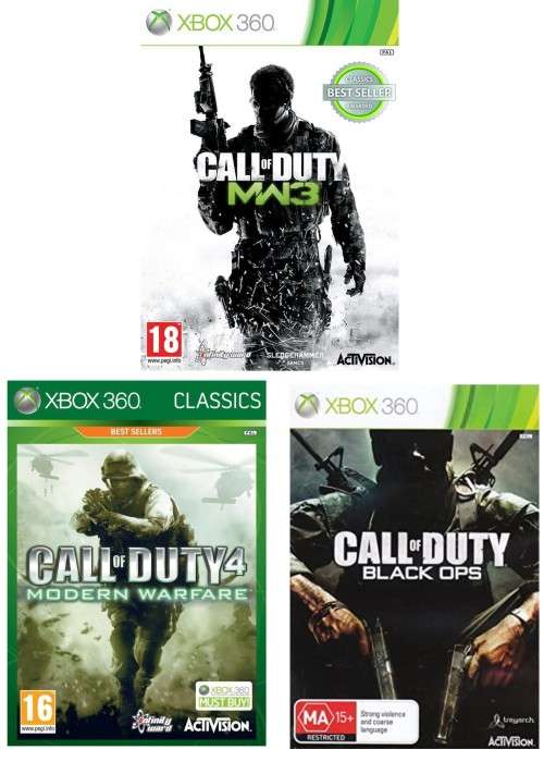 Call of Duty Xbox 360 - Classic 3 Pack
