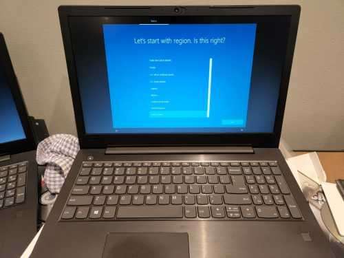 2 x Lenovo V330 i5 laptops |  8th gen  |  8gb ram  |  ONE BID FOR BOTH!!