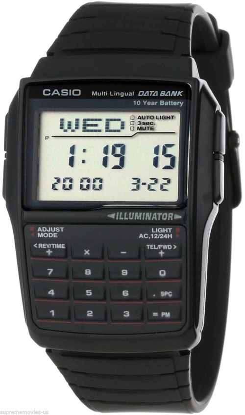 NEW - CASIO Men's DBC-32-1ACB 25 Page Databank Calculator LED BRAND NEW