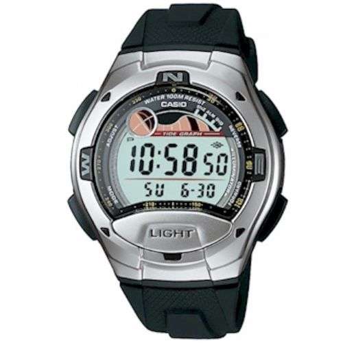 CASIO TIDE GRAPH MOONPHASE W-753-1AVCB