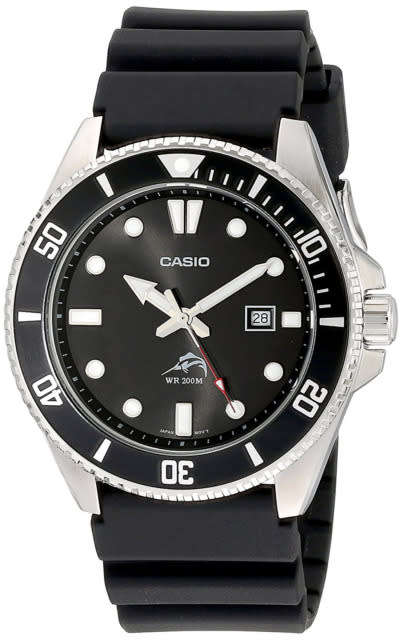 Casio Men's MDV106-1A Rotating Bezel Black Resin Band Diving Watch