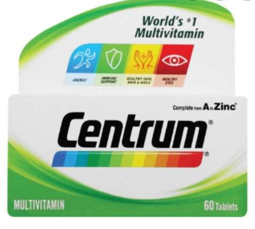 Centrum multivitamin 60 tablets