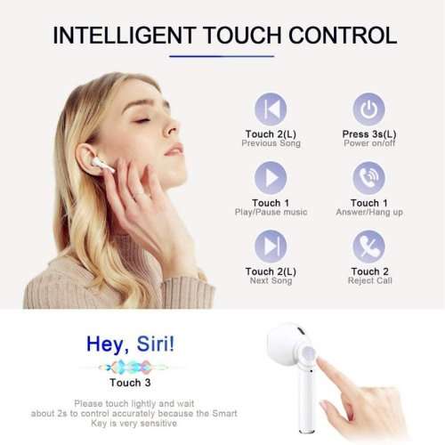 i12 Noise cancellation 5.0 Bluetooth earphones