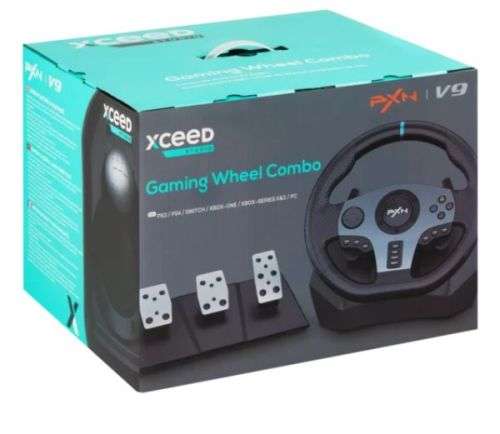 Xceed Studio V9 Gaming Wheel Combo 3 Piece