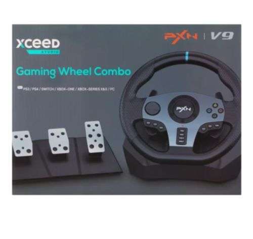 Xceed Studio V9 Gaming Wheel Combo 3 Piece