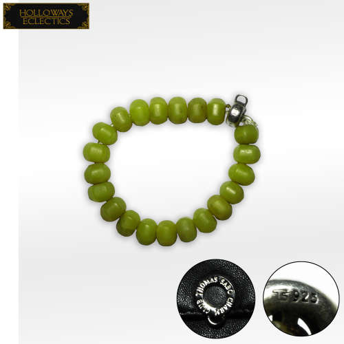 925 Silver Charm Lemon Quartz Bracelet