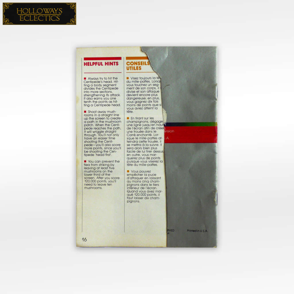 Atari Centipede Game