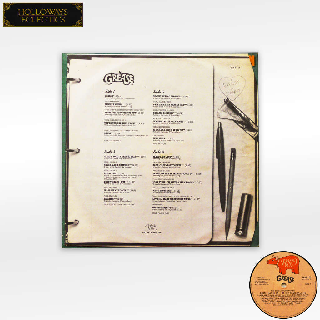 Grease Double Vinyl LP