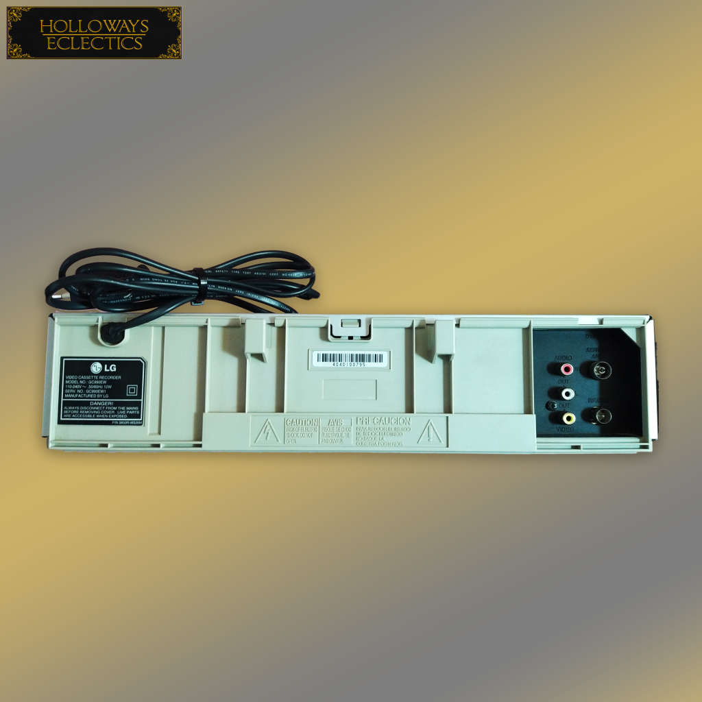 LG VCR Player With Classic VHS Tapes