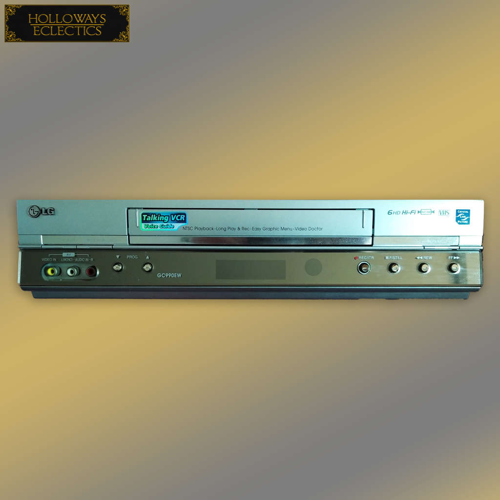 LG VCR Player With Classic VHS Tapes