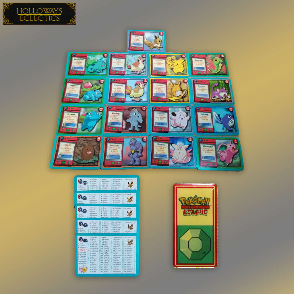 Pokemon JR Cards And Boulder Badge