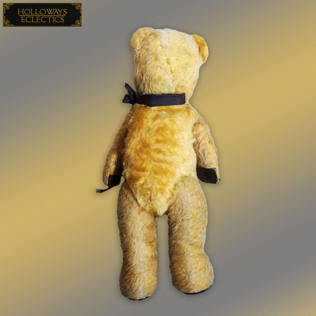 Vintage Straw Stuffed Teddy