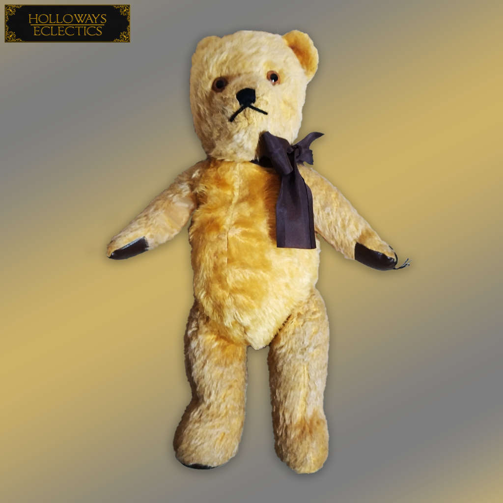 Vintage Straw Stuffed Teddy