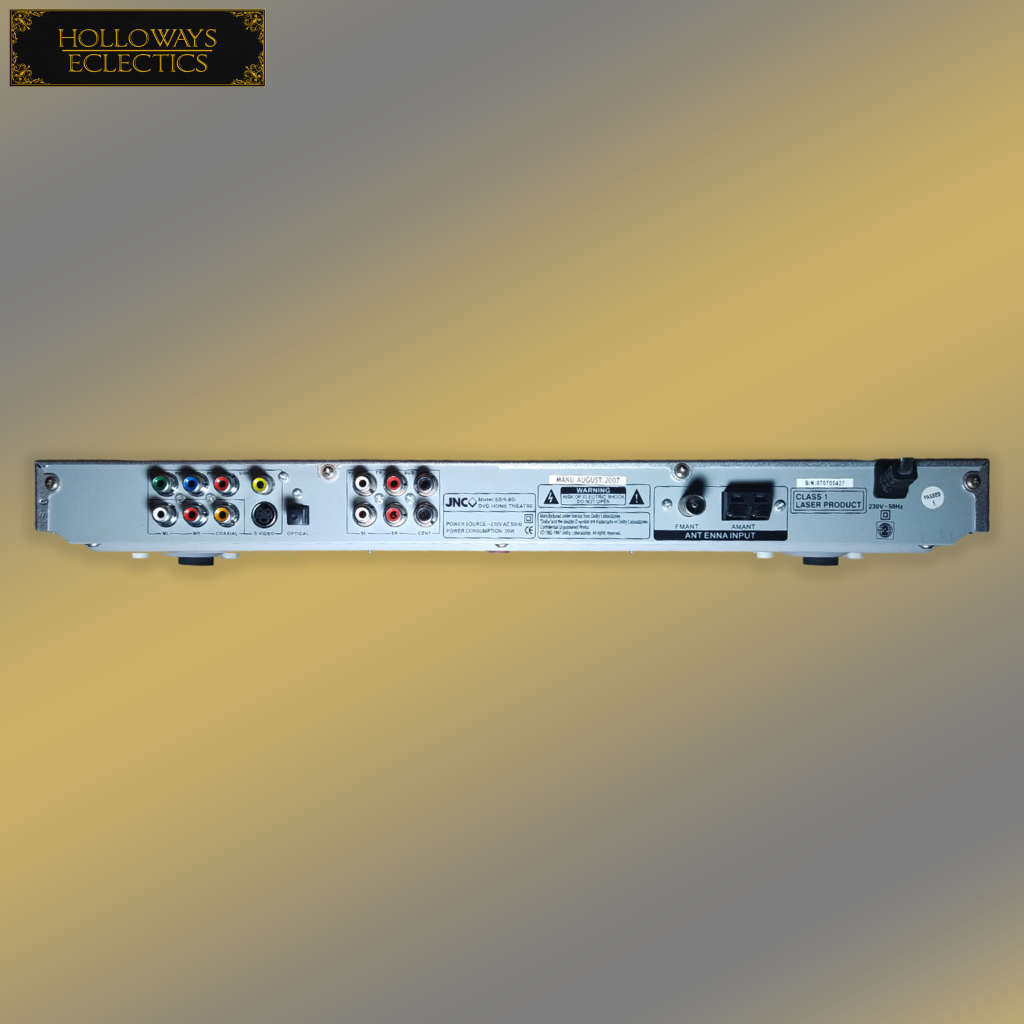 JNC DVD Player With Surround Sound Speakers And Subwoofer