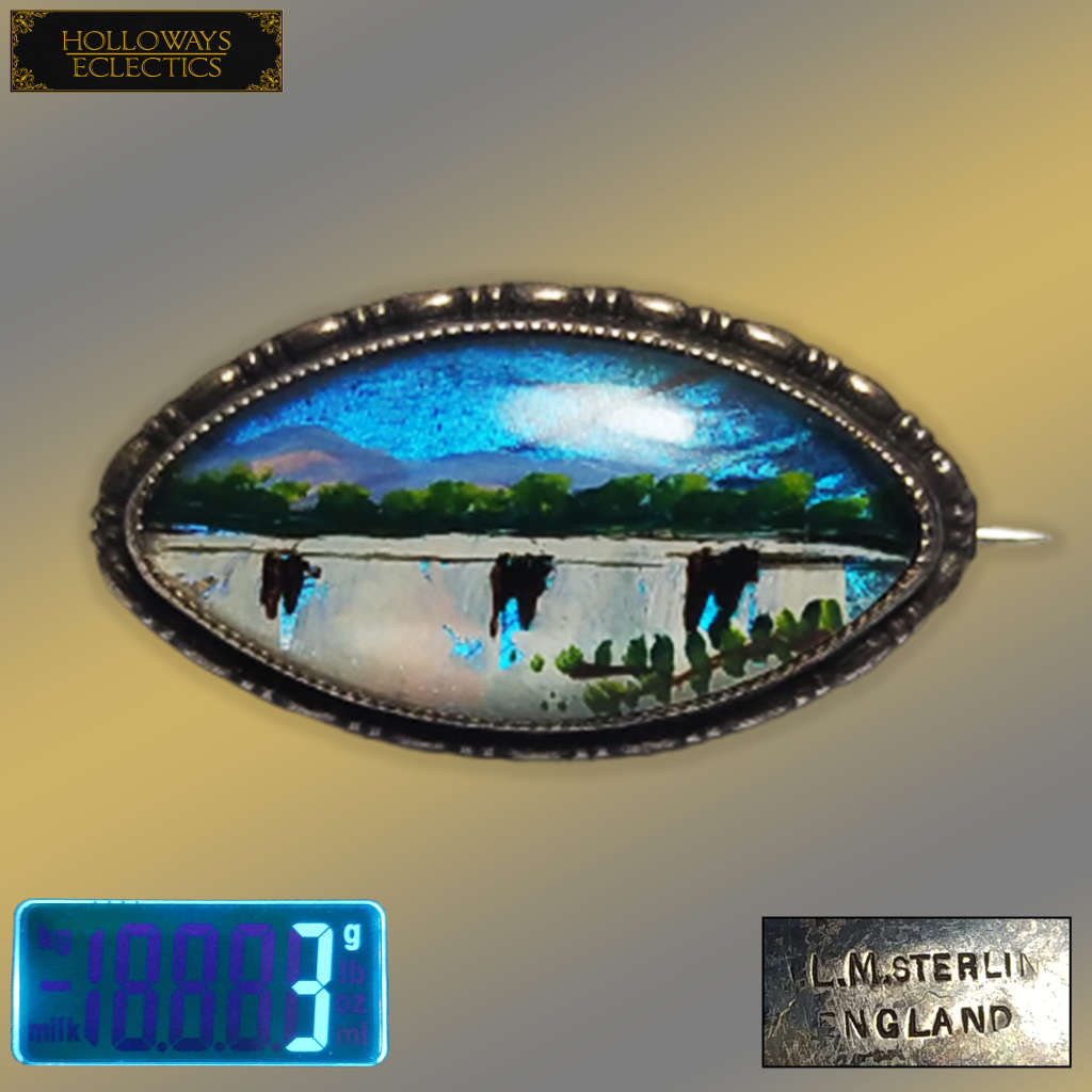 Thomas L Mott Sterling Morph Butterfly Wing Pin