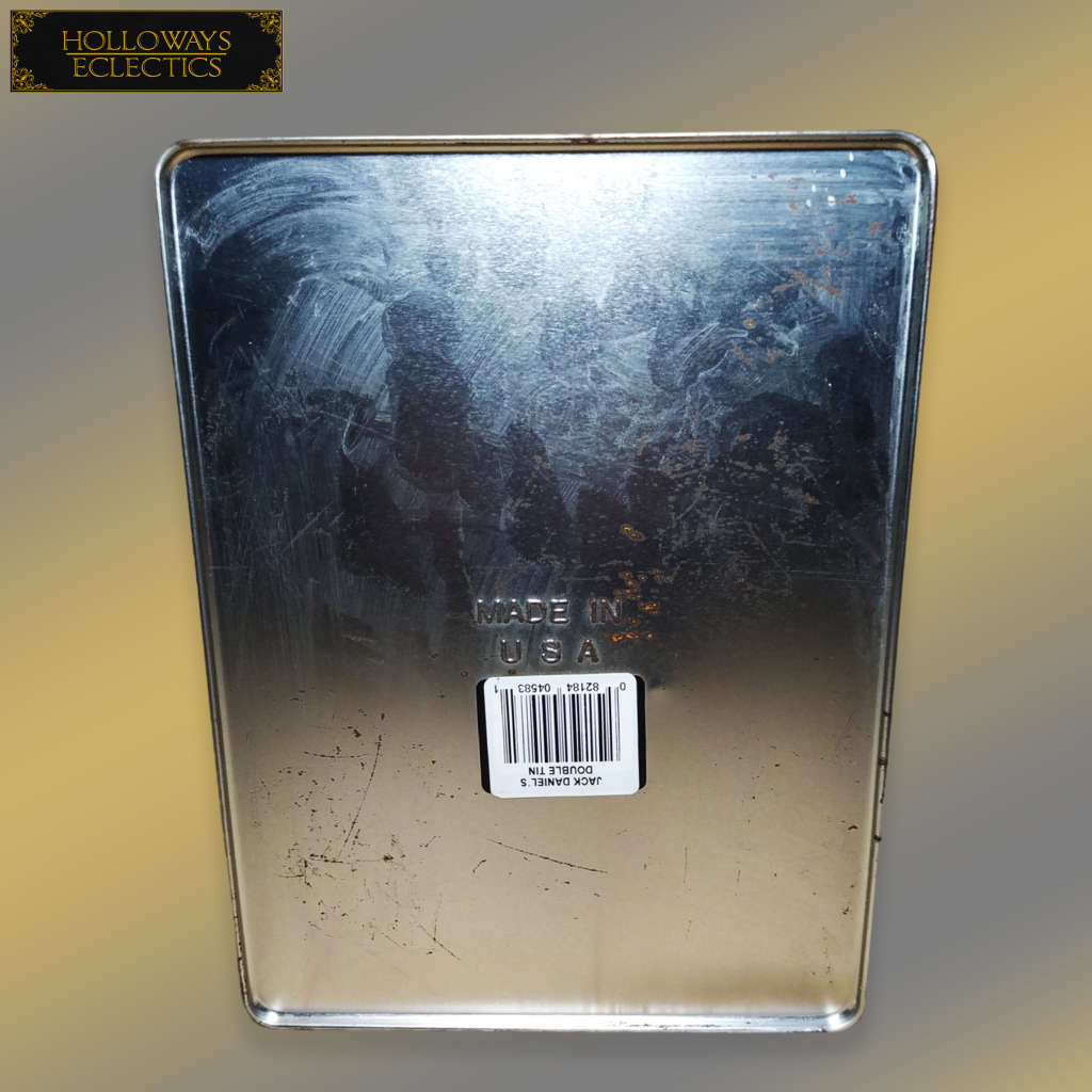 Jack Dainels Collectable Tin With Glasses