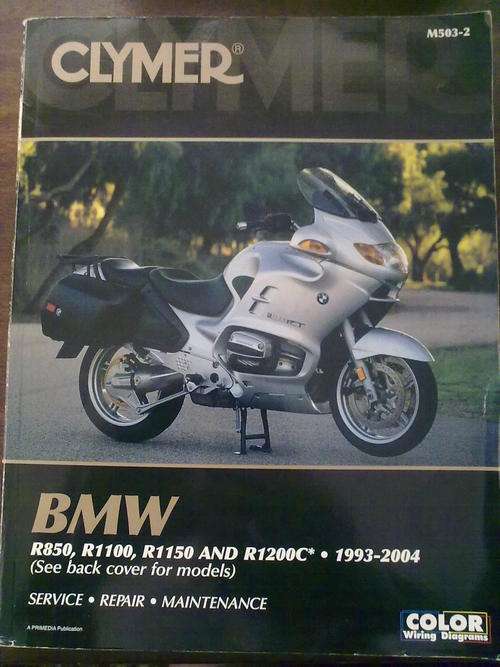 CLYMER Manual BMW R850 R1100 R1150 and R1200C 1993 - 2004