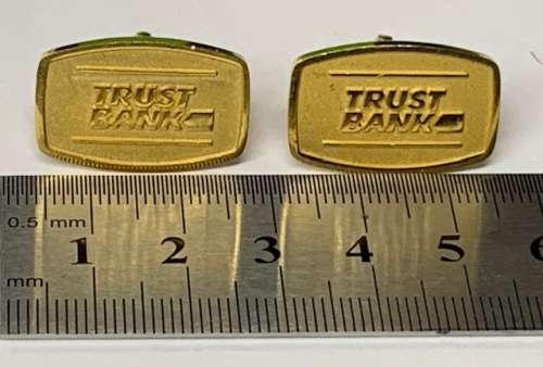 Vintage Trust Bank Cufflinks