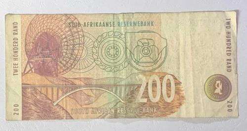 Tito Mboweni R200 (Recalled by Reserve Bank) - issued before 2005.