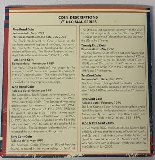 2005 Uncirculated Coin Set